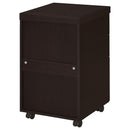 Coaster Furniture Skeena 800903 3-Drawer Mobile Office Storage Cabinet - Cappuccino IMAGE 8