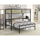 Coaster Furniture Fisher 300279F Metal Full Open Frame Bed - Gunmetal IMAGE 9