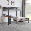 Coaster Furniture Fisher 300279T Metal Twin Open Frame Bed - Gunmetal IMAGE 9