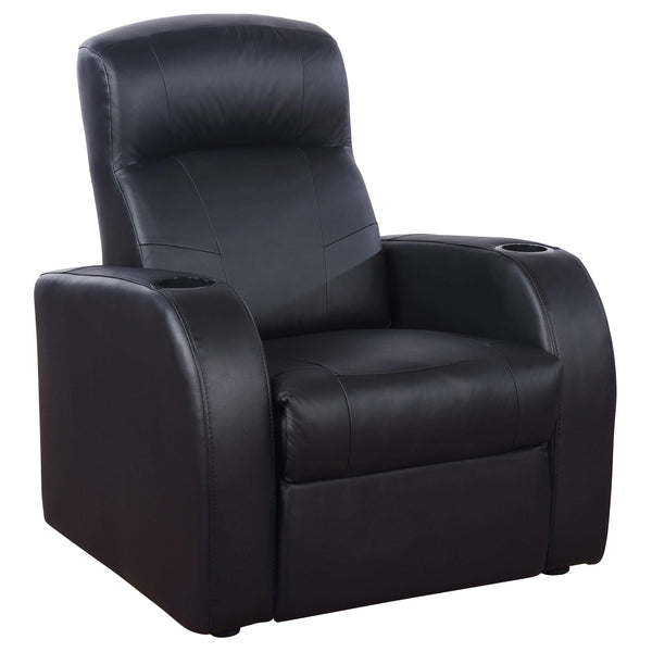 Coaster Furniture Cyrus Leather Match 1-Seat Home Theatre Seating 600001 IMAGE 1