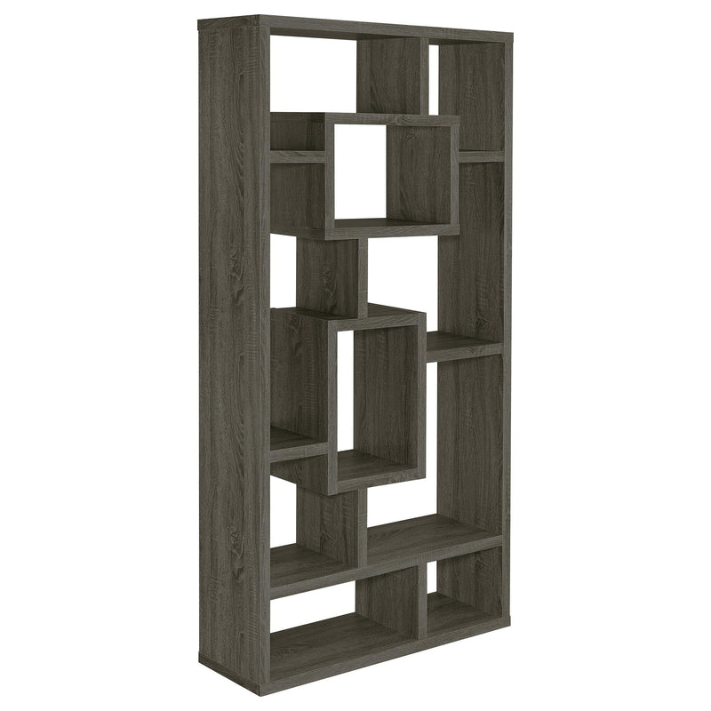 Coaster Furniture Corey 800512 71-inch 8-shelf Bookshelf - Weathered Grey IMAGE 5