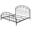 Coaster Furniture Rowan 300407KE Metal Eastern King Open Frame Bed - Dark Bronze IMAGE 3