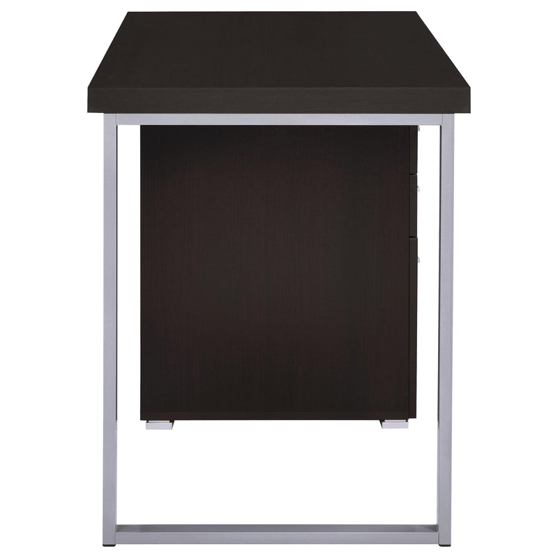 Coaster Furniture Brennan 800519 47-inch 3-Drawer Office Computer Desk - Cappuccino IMAGE 8