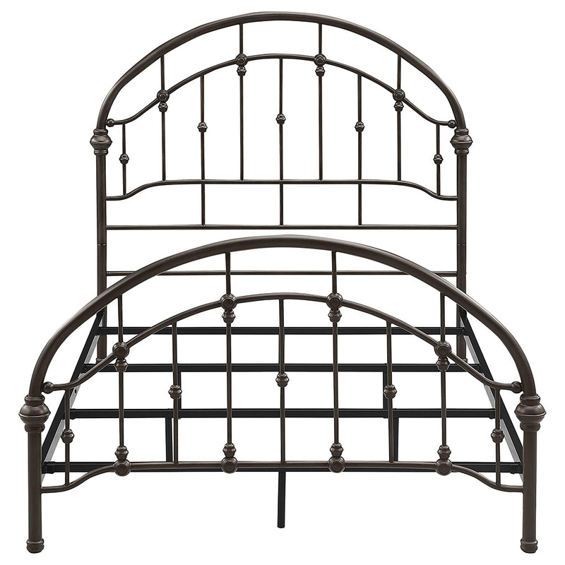 Coaster Furniture Rowan 300407F Metal Full Open Frame Bed - Dark Bronze IMAGE 2
