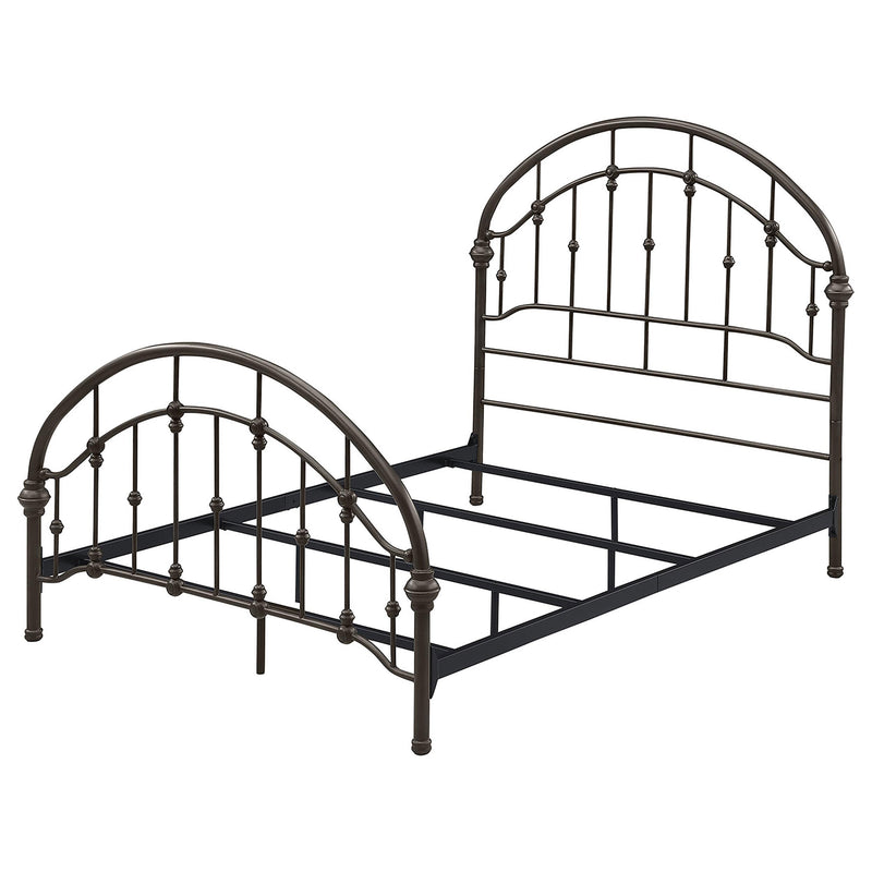 Coaster Furniture Rowan 300407F Metal Full Open Frame Bed - Dark Bronze IMAGE 3