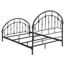 Coaster Furniture Rowan 300407F Metal Full Open Frame Bed - Dark Bronze IMAGE 5