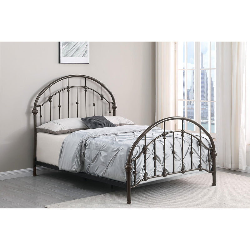 Coaster Furniture Rowan 300407F Metal Full Open Frame Bed - Dark Bronze IMAGE 8