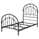 Coaster Furniture Rowan 300407T Metal Twin Open Frame Bed - Dark Bronze IMAGE 4