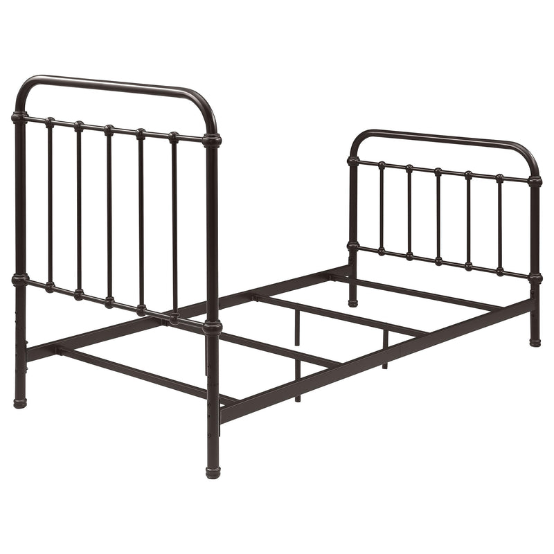 Coaster Furniture Livingston 300399T Metal Twin Open Frame Bed - Dark Bronze IMAGE 6
