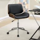 Coaster Furniture Addington 800612 Upholstered Adjustable Office Desk Chair - Black IMAGE 9