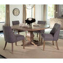 Coaster Furniture Round Florence Dining Table with Pedestal Base 180200 IMAGE 5