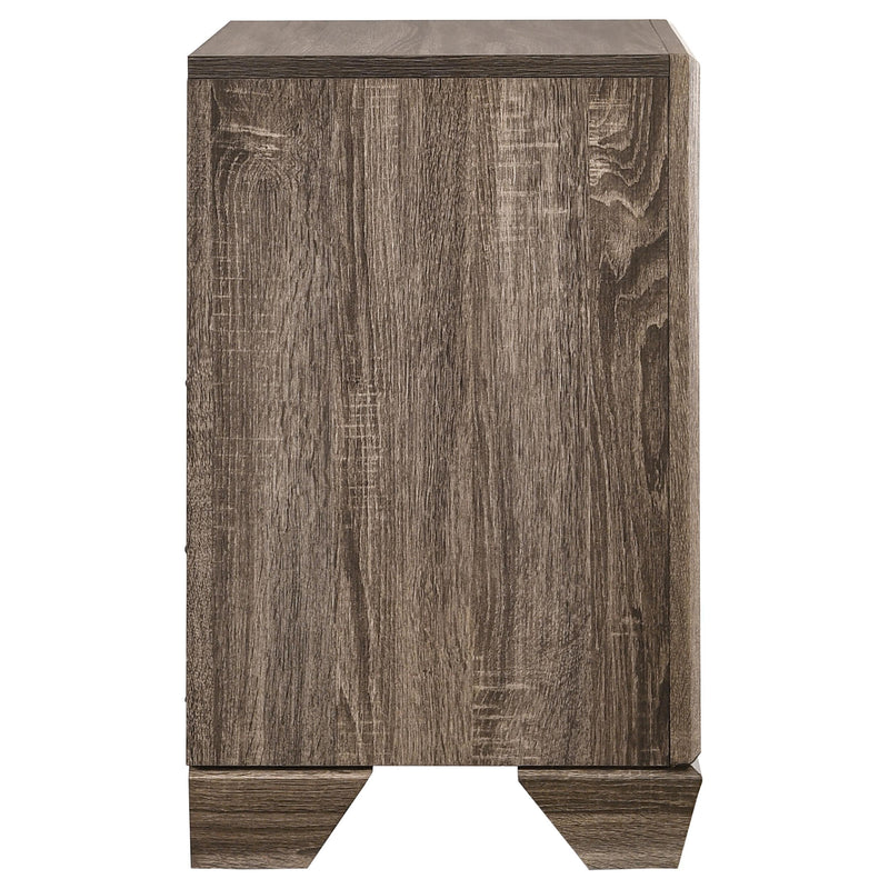 Coaster Furniture Kauffman 204192 2-Drawer Nightstand - Washed Taupe IMAGE 8