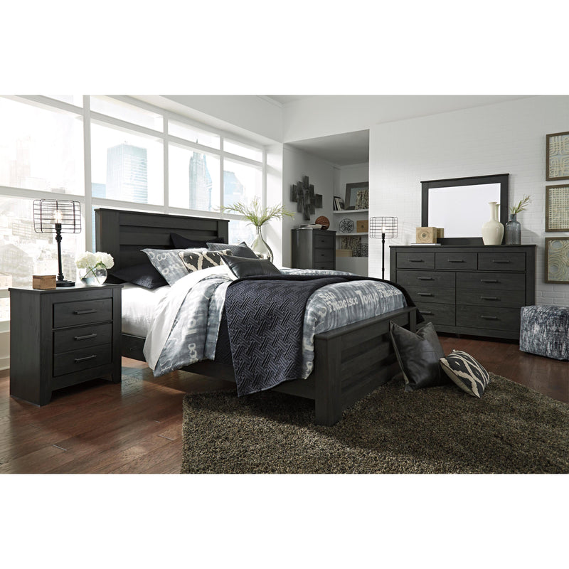  Signature Design by Ashley Brinxton B249B22 7 pc King Panel Bedroom Set IMAGE 1