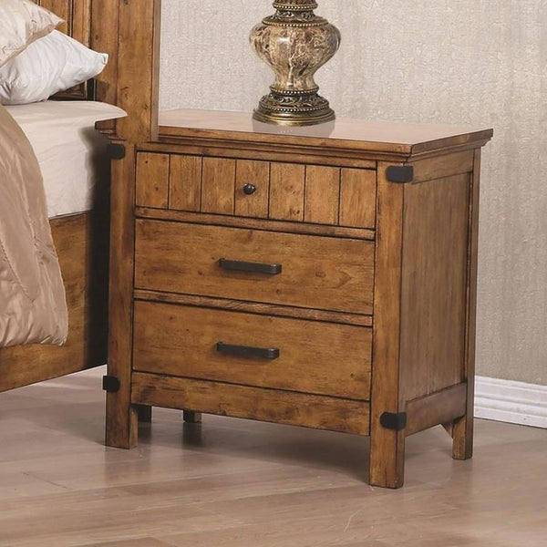 Coaster Furniture Brenner 3-Drawer Nightstand 205262 IMAGE 1