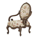 Michael Amini Lavelle Melange Stationary Fabric Accent Chair 54834-C IMAGE 1