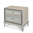 Michael Amini Hollywood Swank 2-Drawer Nightstand 03040-09 IMAGE 3