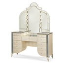 Michael Amini Hollywood Swank 5-Drawer Vanity Set 03000VAN2-09 IMAGE 1