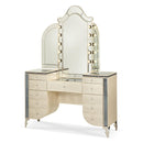 Michael Amini Hollywood Swank 5-Drawer Vanity Set 03000VAN2-09 IMAGE 2