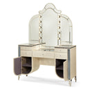 Michael Amini Hollywood Swank 5-Drawer Vanity Set 03000VAN2-09 IMAGE 4