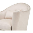 Michael Amini Bel Air Park Stationary Fabric Chair 9002838-PLTNM-001 IMAGE 2