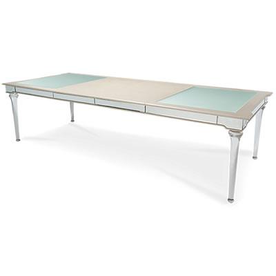 Michael Amini Bel Air Park Dining Table with Metal Top 9002000-201 IMAGE 1