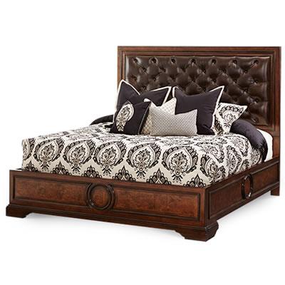 Michael Amini Bella Cera Queen Panel Bed 38000QNPN2L-45 IMAGE 1