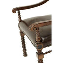 Michael Amini Bella Stationary Leather Chair 38444-45 IMAGE 3