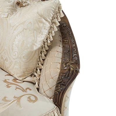 Michael Amini Bella Veneto Stationary Fabric Sofa 9051815-CHPGN-202 IMAGE 4