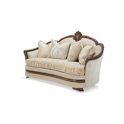 Michael Amini Bella Veneto Stationary Fabric Loveseat 9051825-CHPGN-202 IMAGE 2