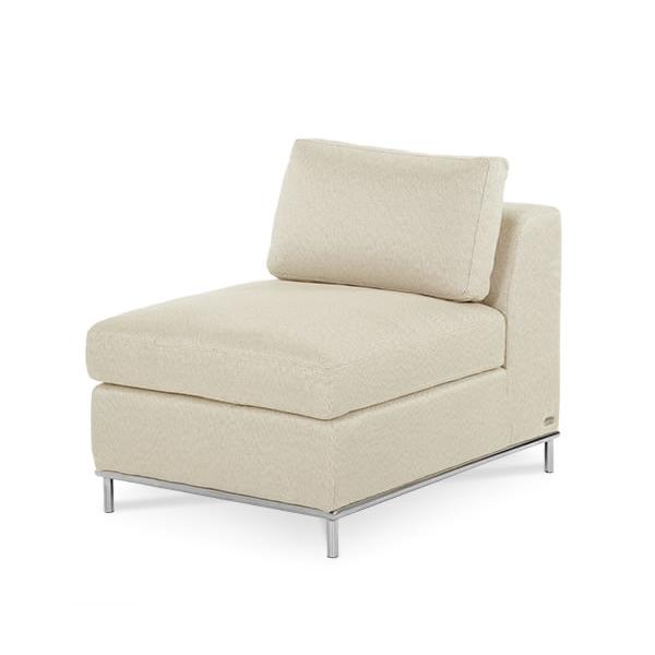 Michael Amini Beverly Blvd Fabric 7 pc Sectional 0684SEC-CREAM-13 IMAGE 4