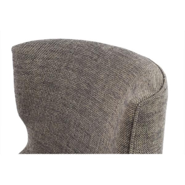 Michael Amini Beverly Blvd Stationary Fabric Chair 06836-TWEED-88 IMAGE 4