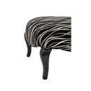 Michael Amini Beverly Blvd Stationary Fabric Chair 06831-BLACK-88 IMAGE 4