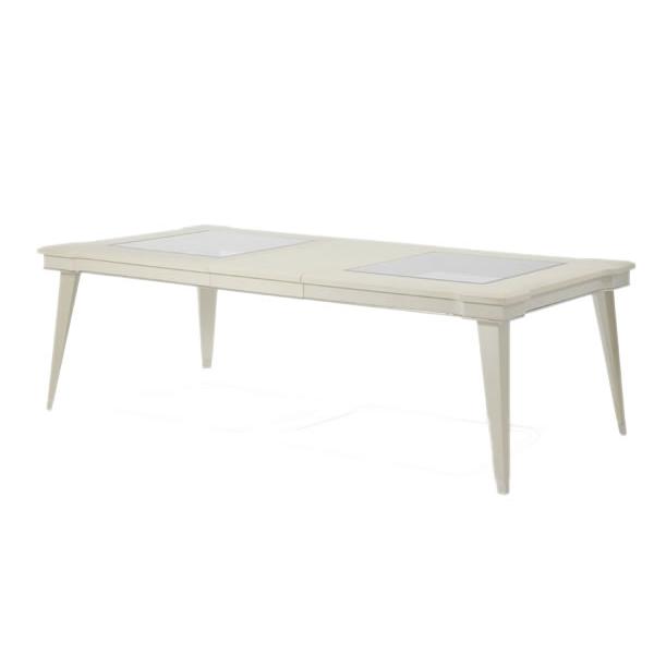 Michael Amini Beverly Blvd Dining Table with Glass Top 06000-11 IMAGE 2