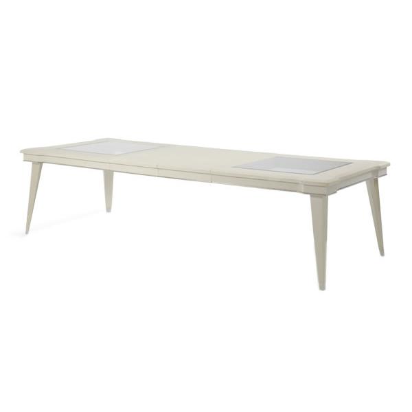 Michael Amini Beverly Blvd Dining Table with Glass Top 06000-11 IMAGE 3