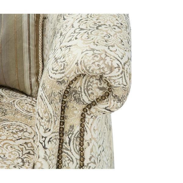 Michael Amini Chateau de Lago Stationary Fabric Chair 9052835-PYRTE-04 IMAGE 4