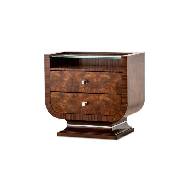 Michael Amini Cloche 2-Drawer Nightstand 10040-32 IMAGE 1