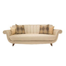 Michael Amini Cloche Stationary Fabric Sofa 10815-PLTNM-32 IMAGE 2