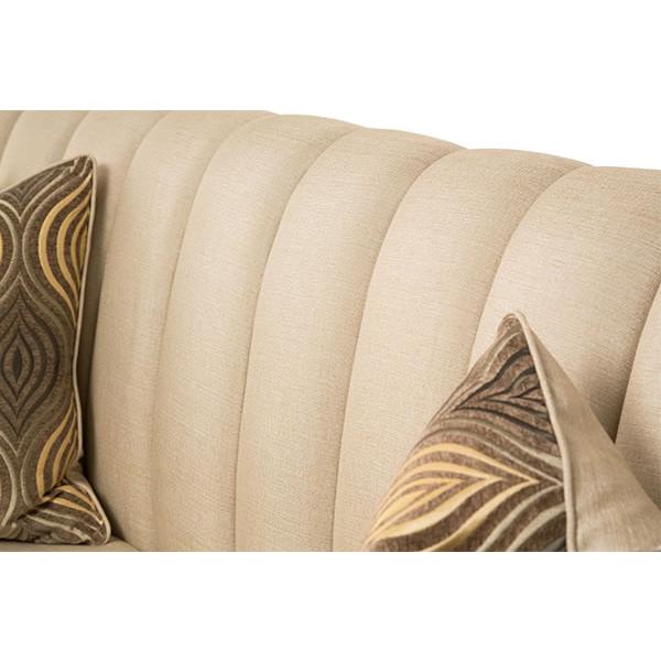 Michael Amini Cloche Stationary Fabric Sofa 10815-PLTNM-32 IMAGE 3