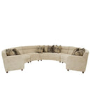 Michael Amini Cloche Fabric 4 pc Sectional 108SEC4PC-TAUPE-32 IMAGE 1