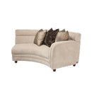 Michael Amini Cloche Fabric 4 pc Sectional 108SEC4PC-TAUPE-32 IMAGE 3