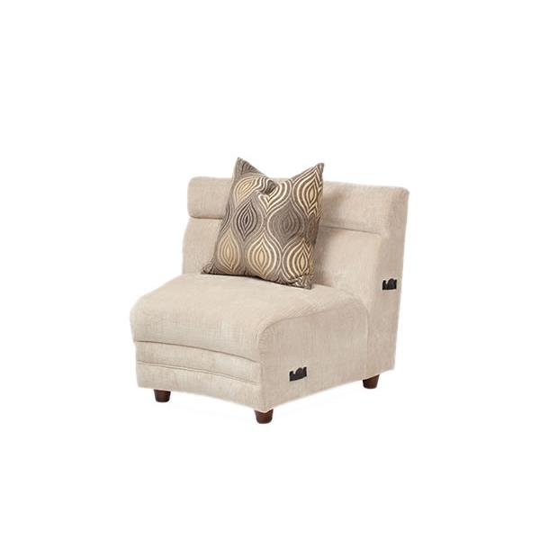 Michael Amini Cloche Fabric 4 pc Sectional 108SEC4PC-TAUPE-32 IMAGE 4