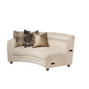 Michael Amini Cloche Fabric 4 pc Sectional 108SEC4PC-TAUPE-32 IMAGE 5