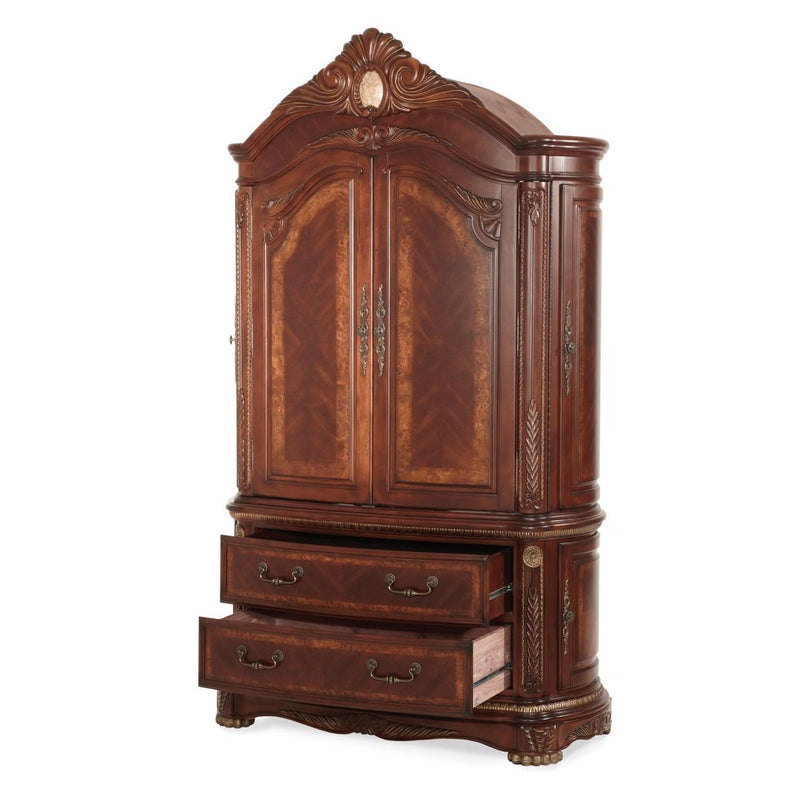 Michael Amini Cortina 2-Drawer Armoire NF65080-28 IMAGE 3