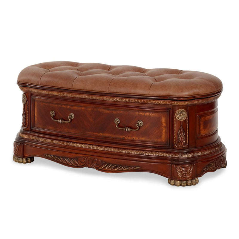 Michael Amini Cortina Storage Bench NF65904-28 IMAGE 1