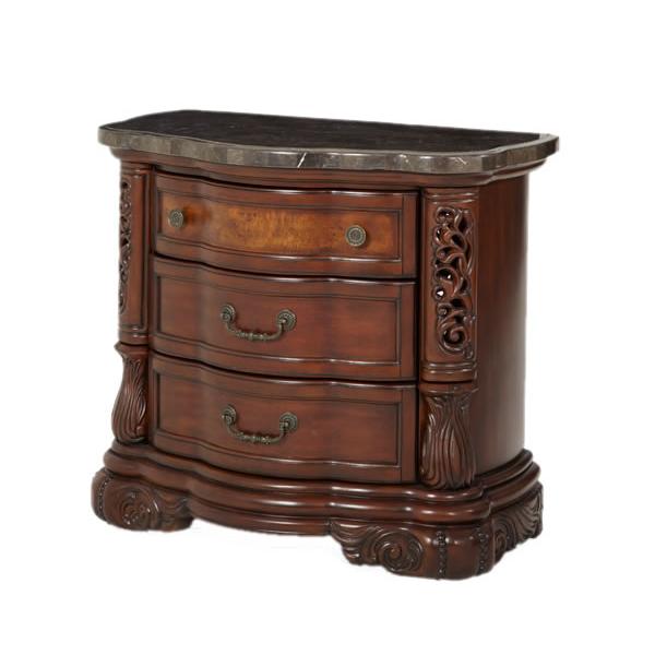 Michael Amini Excelsior 3-Drawer Nightstand N59040-47 IMAGE 1