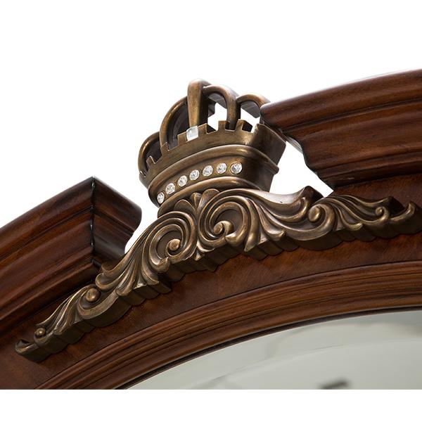 Michael Amini Grand Masterpiece Arched Dresser Mirror 9050060-402 IMAGE 2