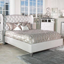 Michael Amini Hollywood loft California King Upholstered Platform Bed 9001600CKBED-104 IMAGE 2