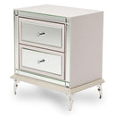 Michael Amini Hollywood Loft 2-Drawer Nightstand 9001640-104 IMAGE 1
