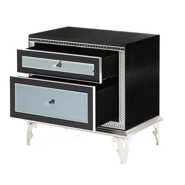 Michael Amini Hollywood Swank 2-Drawer Nightstand 03042-81 IMAGE 2