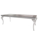 Michael Amini Hollywood Swank Dining Table with Glass Top NT03000-81 IMAGE 1